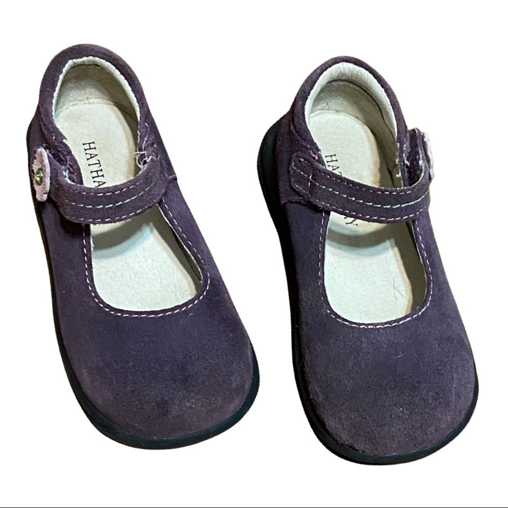 Hathaway girls suede Mary Janes